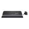Logitech MX Keys Combo for Business - toetsenbord-muisset - verlicht - draadloos - Bluetooth LE - QWERTY - GB - grafiet