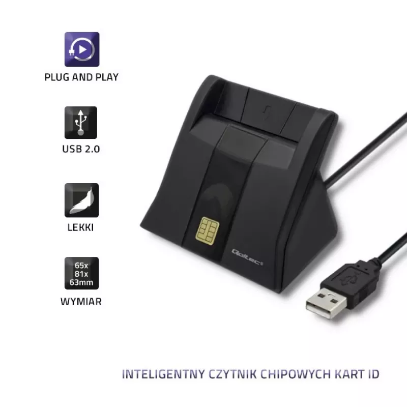 RFID-lezer Qoltec 50643
