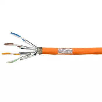 Netwerkkabel LogiLink CPV0060 RJ45 Cat7 100 m oranje