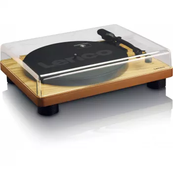 Lenco LS-50 platenspeler met luidspreker hout