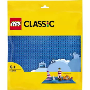 LEGO bouwplaat 11025 — blauwe basisplaat 32x32 noppen, 250×250 mm