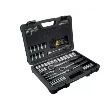 Stanley 80-delige dopsleutelset 1/4, 3/8, 1/2