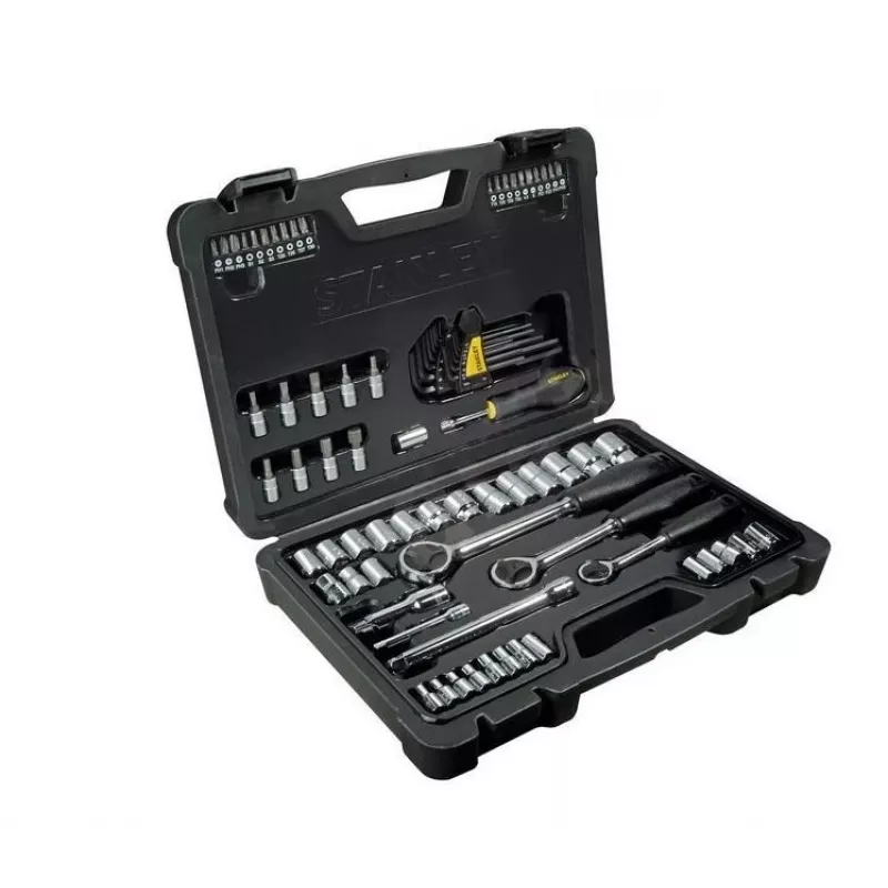 Stanley 80-delige dopsleutelset 1/4, 3/8, 1/2