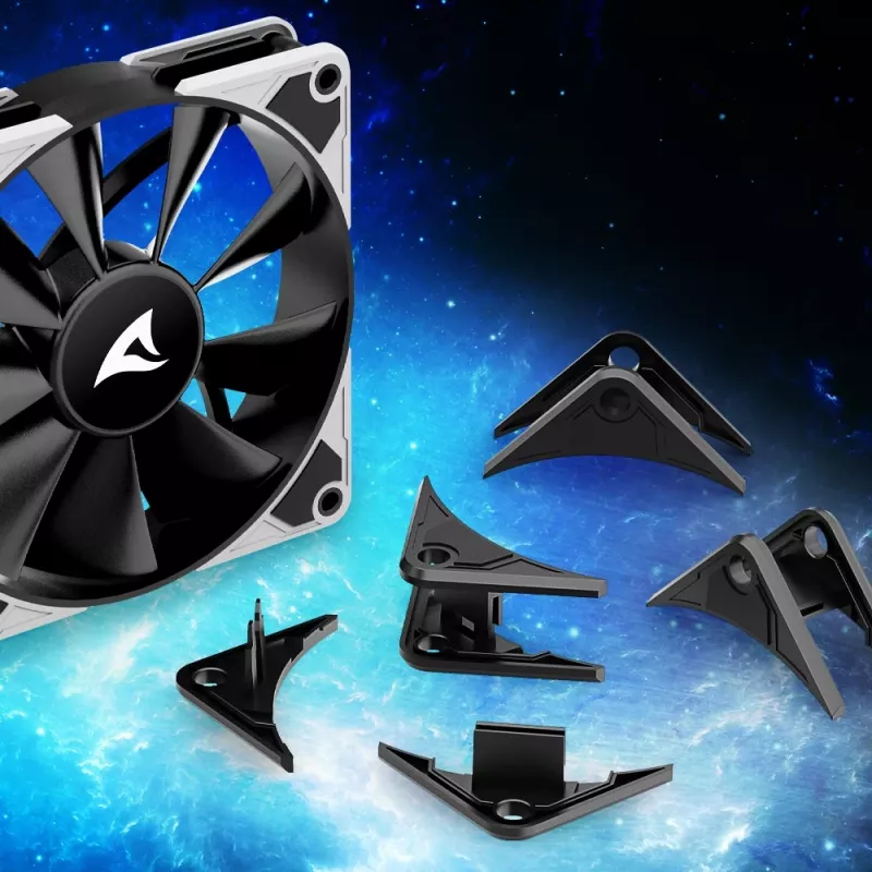 SHARKOON SilentStorm BW120 PWM 120mm behuizingventilator