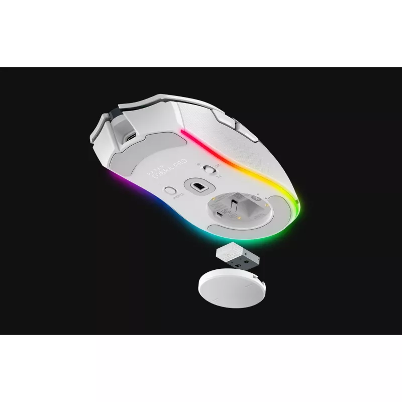 Razer Cobra Pro muis gaming rechtshandig RF draadloos + Bluetooth + USB Type-C optisch 30000 DPI