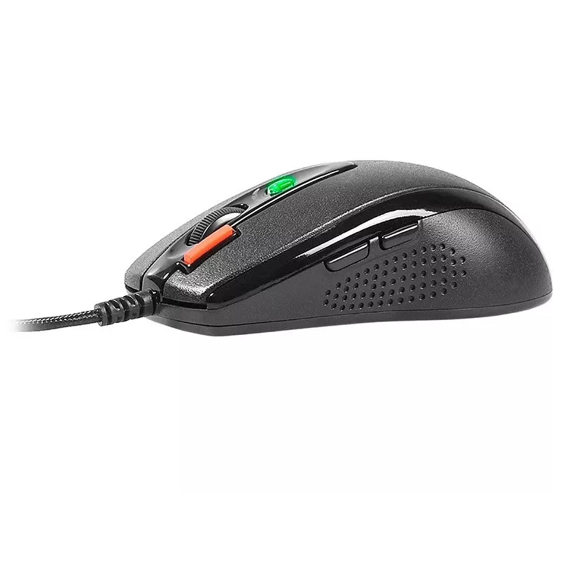 Gaming-muis A4Tech X-7120 USB Type-A ambidexter 2000 DPI, 3 ms, bedraad, zwart
