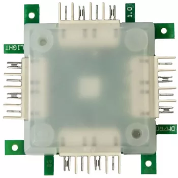 LED RGB lichtbouwsteen ALLNET BrickRknowledge transparant 10-pack