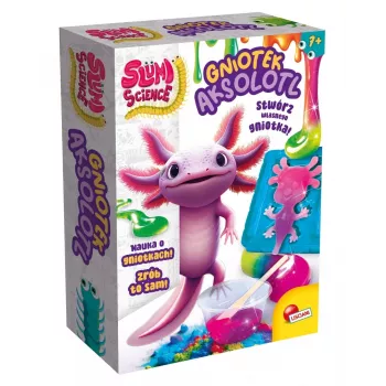 Handsqueezer Liscianigiochi Slumi Science Axolotl model 304-PL110322 voor educatief spelen