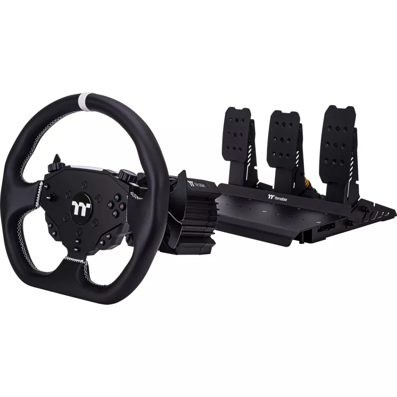 G6 Direct Drive Racing Wheel met pedalen bundel, simulatorset zwart