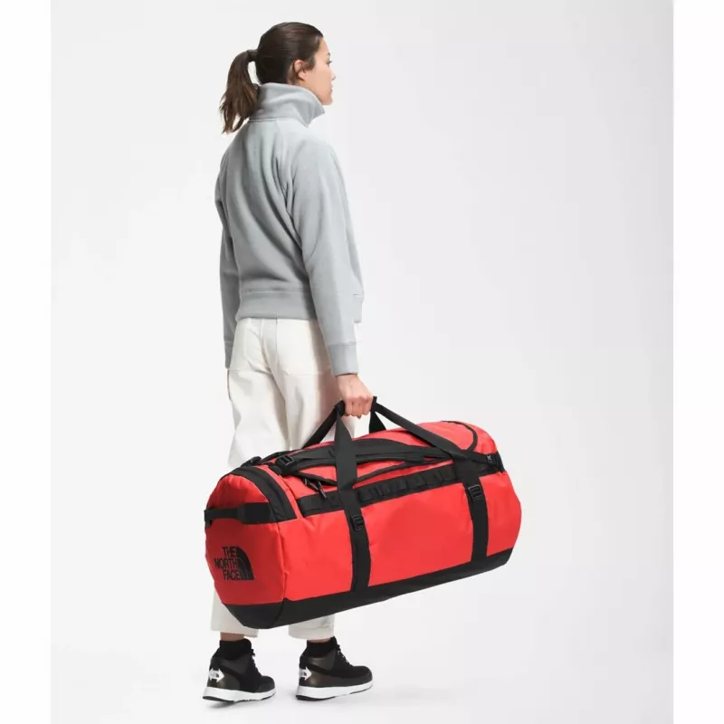The North Face Base Camp Duffel L reistas 95 L polyester zwart, rood