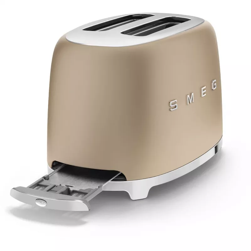 Broodrooster Smeg 50's Style TSF01CHMEU 2 sneetjes goud 950W