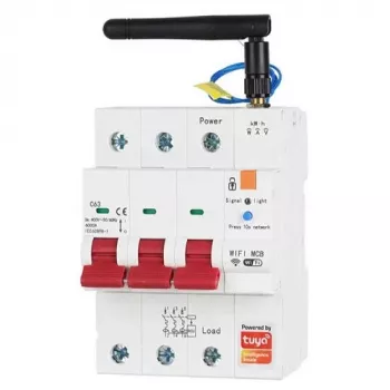 TUYA slimme schakelaar, 3P, Wi-Fi, RS485, 63A