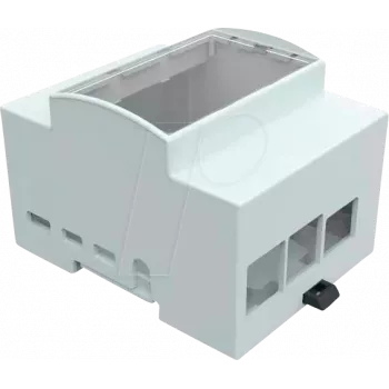JOY-IT RPI CASE DIN4 - behuizing voor Raspberry Pi 4, DIN-rail, grijs/trans. (RB-CASEP4+07)