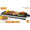 Elektrische pancha Petra PT6244VDE 2-in-1 met antiaanbaklaag en instelbare temperatuurregeling