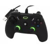 Esperanza EGG110K Vanquisher bedrade USB-gamepad voor pc/PS3, met trillingen, 12 knoppen, 2 analoge sticks, zwart/groen