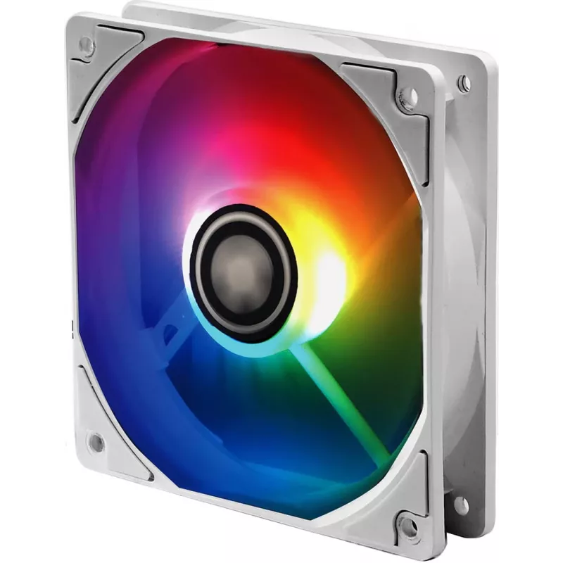 120-mm-behuizingsventilator XILENCE Performance A+ XF064 met fluïdumdynamisch lager, 500–1500 tpm, wit