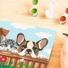 Malset Ravensburger CreArt – honden en katten (schilderen-op-nummer-set)