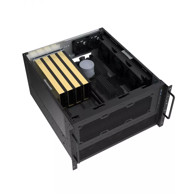 Computerbehuizing SilverStone SST-RM600 ATX zwart