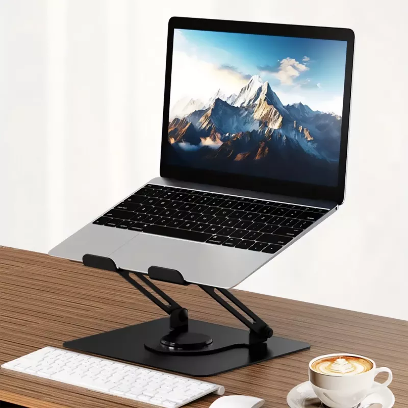 Laptopstandaard MEDIA-TECH MT2662 – in hoogte verstelbaar, opvouwbaar aluminium voor 10–17 inch laptops