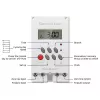 Elektronische DIN-rail tijdschakelaar QOLTEC PC0629 — 24V voeding, 16A uitgang