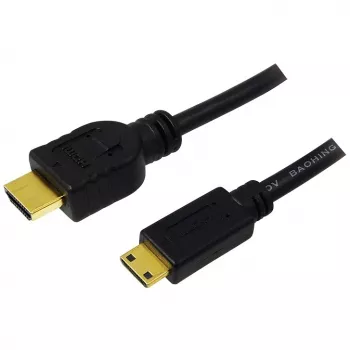 HDMI-kabel LogiLink CH0023 2m HDMI type A naar type C zwart