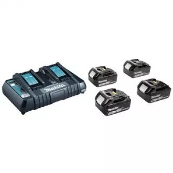 MAKITA voeding KIT 18V (BL1850Bx4+DC18RD) MAKPAC