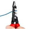 Knipex 13 72 200 ME striptang zwart, blauw, rood, roestvrij staal