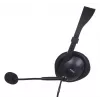 Bedrade binaurale gaming-headset IBOX W1MV — over-ear, 3,5 mm, 2 m kabel, beugelmicrofoon