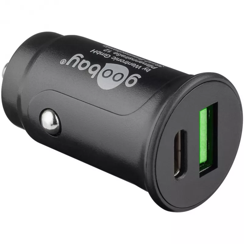 Goobay 59521 mobiele oplader universeel zwart sigarettenaansteker snelopladen auto