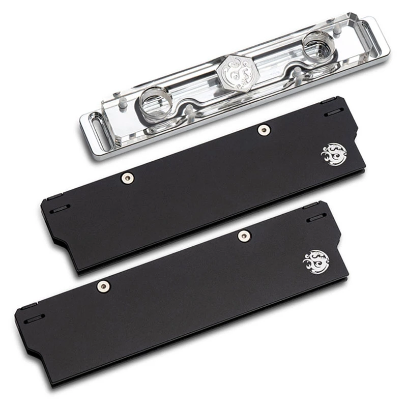Bitspower Memory Cooler, DDR5, transparant dubbelzijdig - 2 DIMMS