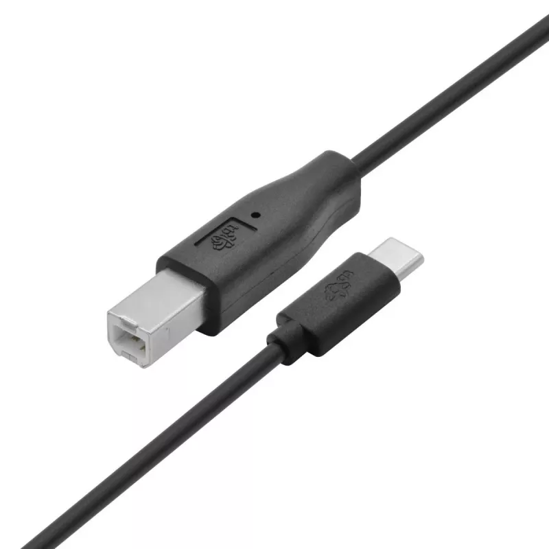 USB A naar B kabel TB 1,8 m — zwart, voor printers