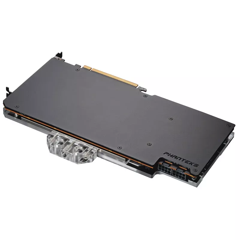 Phanteks Glacier G6000 Strix GPU-waterblok met backplate, ASUS RX 6800/6900 Strix/TUF, zwart