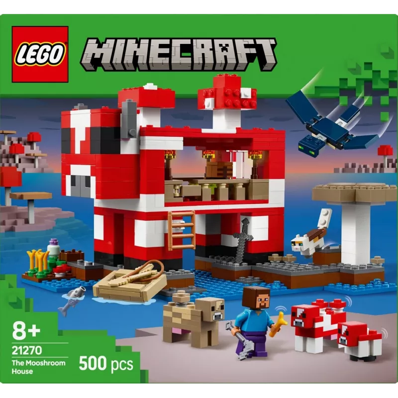 LEGO MINECRAFT 21270 Het Mooshroom-huis