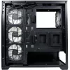 LC-Power behuizing MidiTower 715B zwart USB3.2/audio zonder voeding SEAMLESS_X (LC-715B-ON)