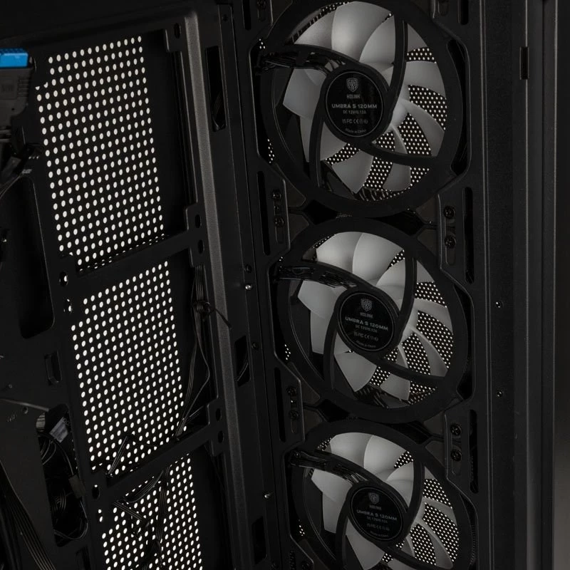 Kolink UNITY MESHBAY ARGB Computergehäuse Midi Tower Zwart