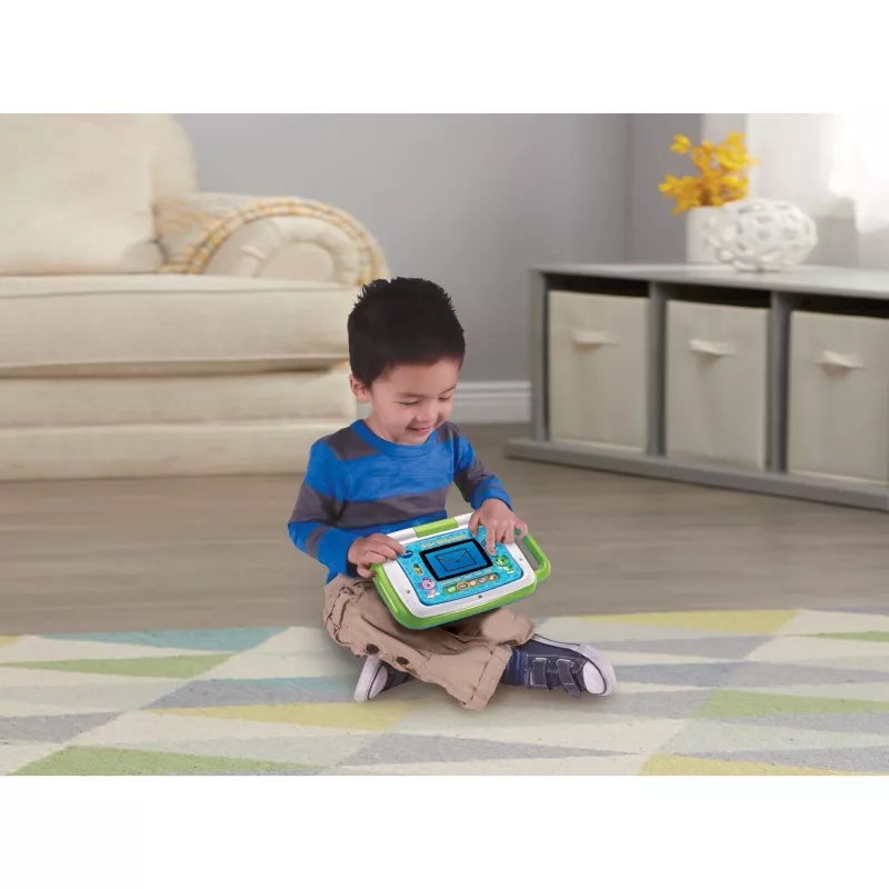 VTech 2-in-1 touch leercomputer in laptopvorm, groen/blauw