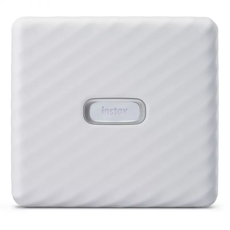 Fujifilm instax Link WIDE 16719574 kleuren-LED-fotoprinter, afdrukken van 86 x 108 mm, tot 5 afdrukken/min, Bluetooth 4.2 LE, Ash White
