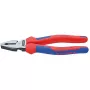 KNIPEX 02 02 200 - controle tang - staal - kunststof - blauw/rood - 20 cm - 342 g