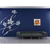 NeXtime klok 8173 Boom, 43x43 cm, wandklok, rood/geel/wit
