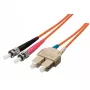 Equip ST/SC glasvezel-patchkabel, OS2, 5m