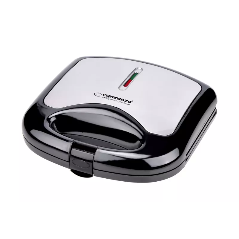 Esperanza ASIAGO sandwichmaker 1000 W zwart, wit
