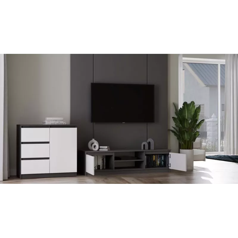 RTV 140 MALWA antraciet/wit