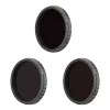 Camerafilter DJI Osmo Action ND-filterset zwart ND8 ND16 ND32