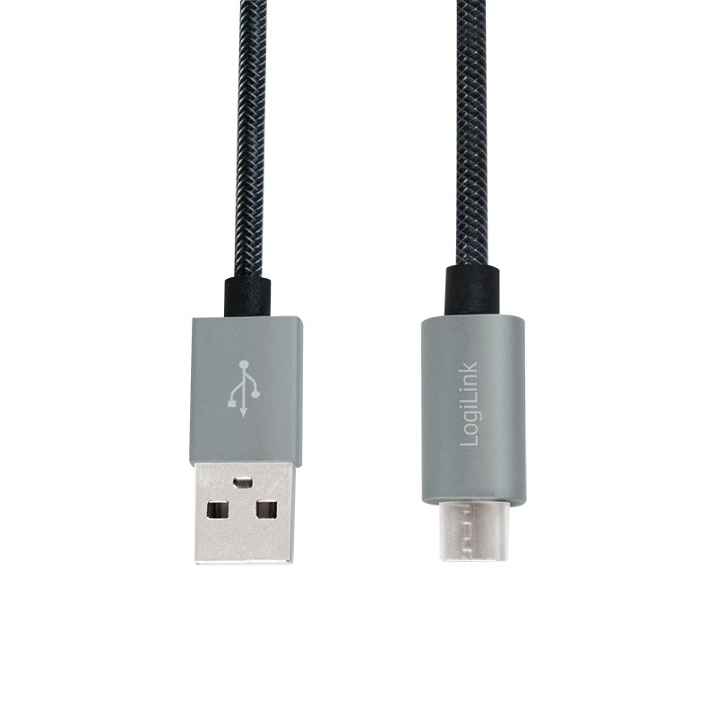 Sync- en oplaadkabel USB-A naar Micro-B stekker 2m