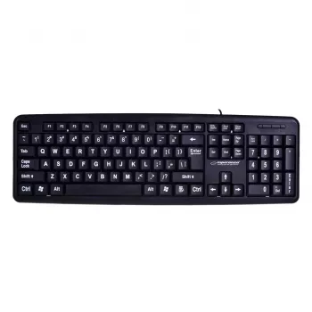 Esperanza EK129 toetsenbord USB QWERTY UK Engels zwart