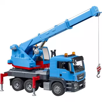 BRUDER MAN TGS kraanwagen blauw ABS 03771