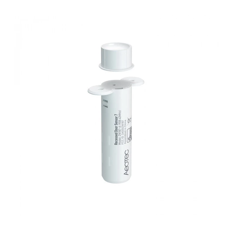 Inbouwdeursensor AEOTEC Recessed Door Sensor 7 Z-Wave Plus V2 Wit — verzonken contactsensor voor deuren/kozijnen