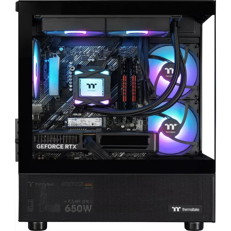 FTW V170A 5060Ti zwart, gaming-pc zwart/transparant, Windows 11 Home