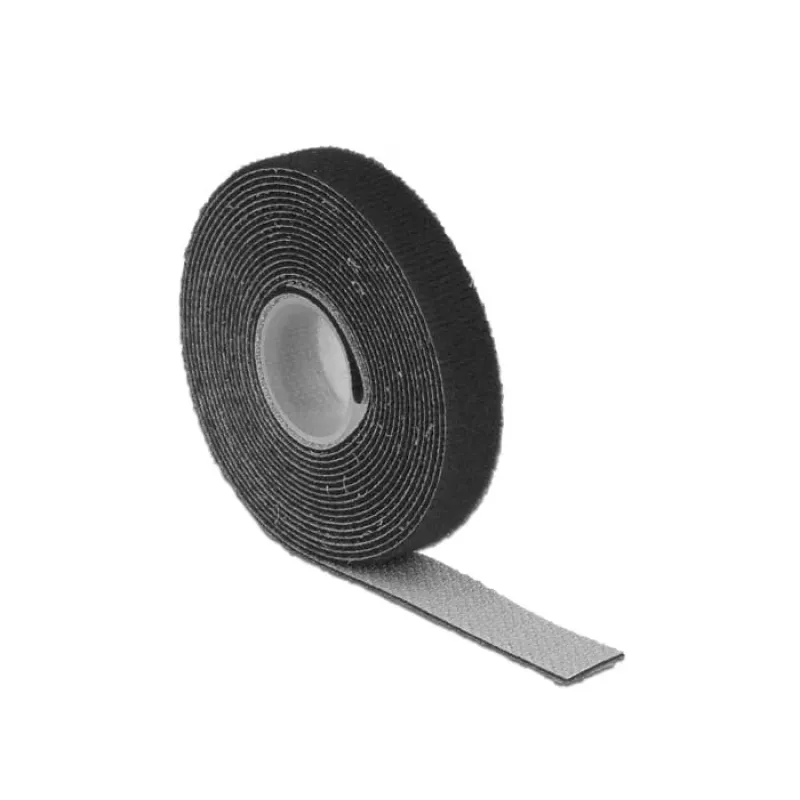 Klittenband DeLOCK 18710 zwart 1 stuk