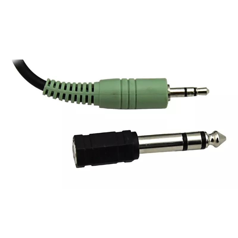Hoofdtelefoon ESPERANZA EH120 — bedraad over-ear, hoofdband, 2 m kabel, 3,5 mm adapter, zwart